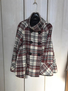Veste à carreaux de style automne hiver 2025 <span class=keywords><strong>pour</strong></span> femmes européennes américaines manteau long à simple boutonnage veste épaissie - Product Image 2