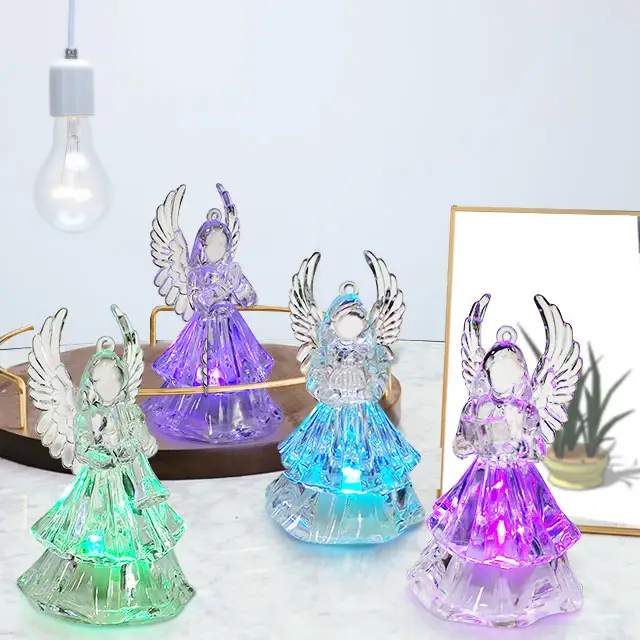 Hot Sale Christmas Gift Decoration LED Light Small Angel Decorations