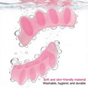 Correcteur d'hallux valgus en silicone, séparateur d'orteils pour orteils superposés, courbés et déformés, outil de manucure réutilisable - Product Image 3
