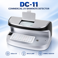 Détecteur de billets portable UV MG, machine de vérification de devises de qualité bancaire, certifiée CE pour les guichets bancaires, les institutions financières