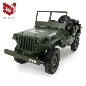 CY-D844 1:10 2.4G 4WD RC軍事ジープトラック