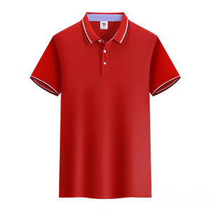 Chemises polo à col rayé bleu, blanc et noir personnalisées, chemise de travail de haute qualité avec logo brodé, taille plus disponible - Product Image 2