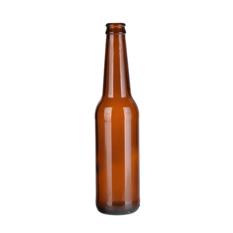 Aangepaste Herbruikbare Lege Glas 330Ml Amber Bierfles Gewicht