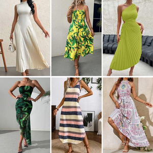 2026 Summer Women's Sexy Dresses Club <b>Party</b> Leisure Stock Vacation Beach Loose Fashion Design Polyester/Cotton Cheap Randomly - Product Image 5