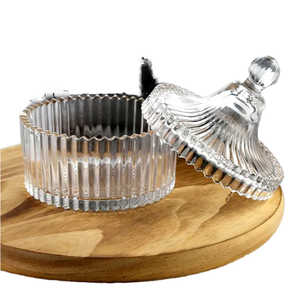 Bocal à bougie <span class=keywords><strong>en</strong></span> <span class=keywords><strong>verre</strong></span> de style yourte de luxe Blinkmax 8oz avec couvercle, peinture personnalisée, écologique, pour la décoration de Noël à la maison - Product Image 3