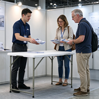 Table de pique-nique pliable en plastique pour le camping en plein air, les mariages et les banquets