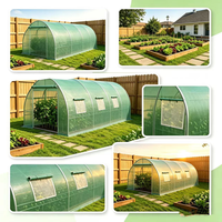 Invernadero de Jardín Personalizado, Invernadero Portátil de Polietileno para Exteriores, Mini Túnel de Cultivo