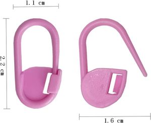 1000-Piece <b>Set</b> DIY Needlework Tools Wool Mark & Colorful Plastic Small Buckles for Knitting Crochet & Sweater <b>Sewing</b> Accessories - Product Image 3