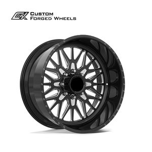 Rines de Aluminio Forjado Super Single para Camioneta, 20-30 Pulgadas, Negro Brillante con Borde Mecanizado, 6x139.7, Personalizables, Estilo SRW American Force Wheels - Product Image 4