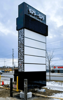 Cabine publicitaire modulaire éclairée par LED avec système de ventilation insonorisé pour centres commerciaux et stations de métro (étanche IP65)