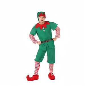 <span class=keywords><strong>Disfraz</strong></span> Divertido Verde para Niños y Niñas, Hombres y Mujeres, para Fiestas Familiares y Festivales Navideños - Product Image 6