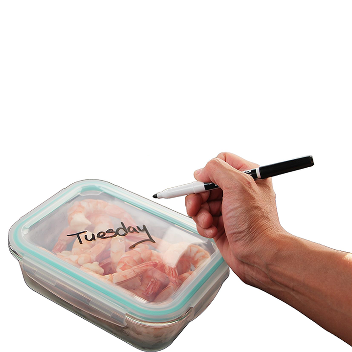 Large Medium Baking Microwave LeakProof Airtight Lids Glass Food