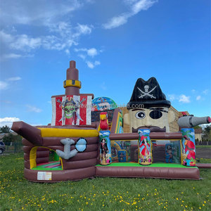 Juegos Inflables con Temática Pirata para Exteriores, Personajes de Dibujos Animados, Casas de Brinco <span class=keywords><strong>Grandes</strong></span> en Venta - Product Image 2