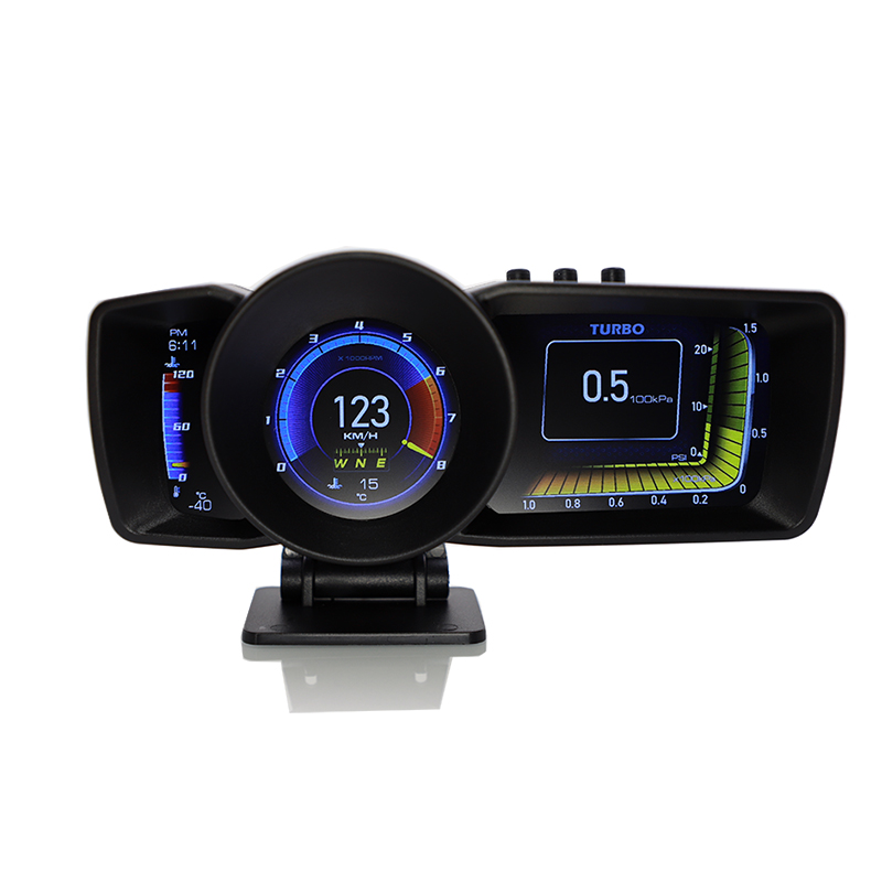 2023 Vjoycar мультиинтерфейсы OBD GPS головки вверх дисплей Спидометр умный датчик OBD2 автомобильный Gps дисплей скорости OBD2 HUD