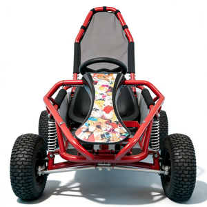 Kart de course familial personnalisable avec télécommande, vitesse maximale de 25 km/h, charge utile de 85 kg, équipement de parc d'attractions - Product Image 2