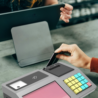 Tablette POS 7 pouces Android RK3288 avec clavier d'auto-paiement PSAM et imprimante thermique 58mm SDK Catégorie de produit Kiosques de paiement