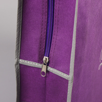 Vente en gros de sacs d'emballage d'oreiller à fermeture éclair écologiques sac de rangement de couverture de couette de vêtements non tissés personnalisés pour drap de lit