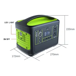 550 watt mini portable power station simple package 153,000 mAh outdoor emergency power generator