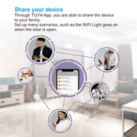Tuya WiFi capteur de fuite d'eau intelligent alarme de fuite de liquide détecteur de niveau de débordement Protection contre les inondations Smart Life APP télécommande