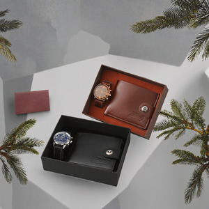 Portefeuille élégant pour <span class=keywords><strong>homme</strong></span> et montre raffinée pour <span class=keywords><strong>homme</strong></span>, ensemble de cadeaux d'affaires originaux pour hommes - Product Image 3