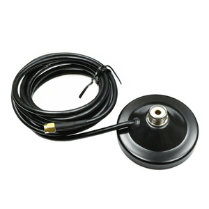 Support de Base magnétique d'<span class=keywords><strong>antenne</strong></span> de voiture, 5 pièces, 75MM de diamètre PL259 UHF - Product Image 1