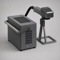 Machine de marquage laser à fibre portative, marqueur laser portable pour le marquage du métal et du plastique