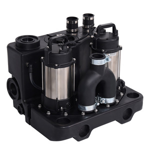 Station de relevage des eaux usées externe Rongke RK22L075S en acier inoxydable, pompe de surpression intégrée pour toilettes, cuisines, sous-sols, villas - Product Image 1