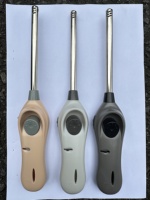 Briquet à gaz rechargeable Dongyi Plastic Gas Candle Gun Lighter, long, flexible, avec bouteille de gaz, pour barbecue