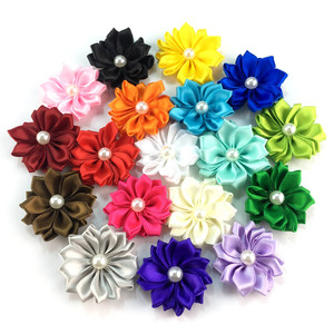 Атласная лента-цветок OEM 4 см для всех сезонов - Product Image 3