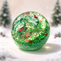 Balle Squishy Faite Main Mochicore de Noël 6cm en TPR Souple Anti-Stress Jouet Sensoriel Père Noël Bonhomme de Neige Homme en Pain d'Épices Cadeau de Fête de Noël
