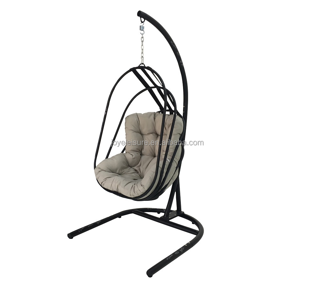 Joye Leisure Mobiliário De Jardim Cadeira De Balanço Dobrável Pátio Hammock Swing Egg Chair