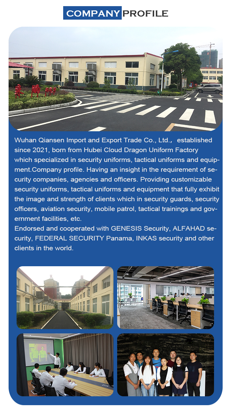 Wholesale Price Customized Security Company Officer Dress Shirts Security Guard Uniform