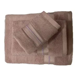 Оптовая продажа, роскошное жаккардовое 100% хлопковое махровое полотенце для рук, набор полотенец для спа-ванн для отеля