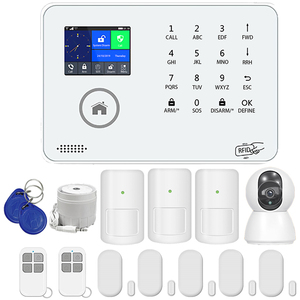 2.4-Inch Touch Screen WiFi 4G Home Security Alarm System ABS <strong>99</strong> <strong>Wireless</strong> <strong>Zones</strong> Tuya Smart Life APP Outdoor Alarm Camera kits - Product Image 2