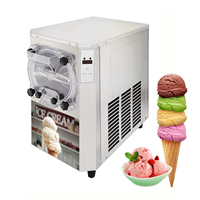 Yourtime Petite machine à crème glacée ETL CE Machine à gelato automatique Cône de crème glacée dur pour café Italie Congélateur par lots