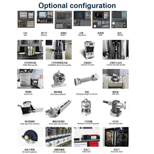 Kchender ISO40 poros tunggal 4 sumbu, mesin penggilingan vertikal CNC, pusat pengolahan mesin otomatis kontrol Fanuc - Product Image 5