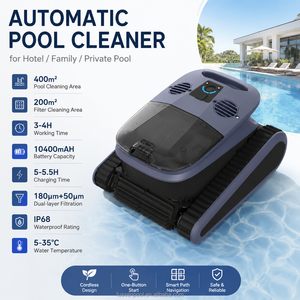 Accesorios para Piscinas, Limpiador de Piscinas Inteligente Inalámbrico, Limpieza Automática del <span class=keywords><strong>Fondo</strong></span>, Robot Aspirador Portátil para Piscinas - Product Image 1