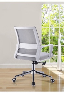 Silla de Oficina Ergonómica Moderna con Malla, Silla de <span class=keywords><strong>Escritorio</strong></span> <span class=keywords><strong>sin</strong></span> <span class=keywords><strong>Ruedas</strong></span> <span class=keywords><strong>para</strong></span> la Oficina - Product Image 2