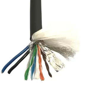 CAT6/CAT5E+RVV2C*75/1/1.5Network power hybrid cable Cold resistance high and low temperature resistance and antifreeze
