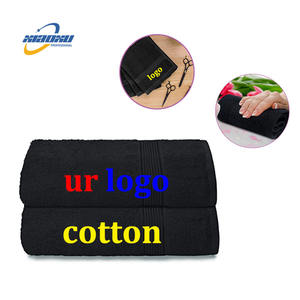 Peluquería Salón Bordado Logo Mano Cara Toalla Hotel Lujo Spa Algodón Terry Juego de toallas de baño - Product Image 2