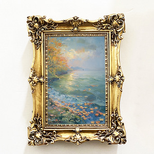 Châu Âu Retro cứu trợ sáng tạo ảnh cưới hình ảnh khung nhựa treo tường trang trí khung phong cách hiện đại - Product Image 5