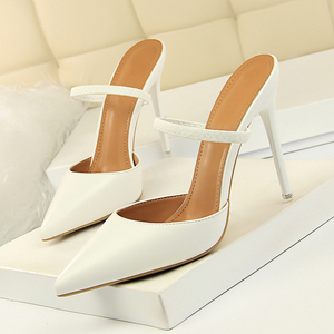 Sandalias de Tacón Alto para Mujer, Verano, Cómodas y Elegantes, Ideales para Vacaciones y Compras, con Cierre Deslizante Suave - Product Image 1