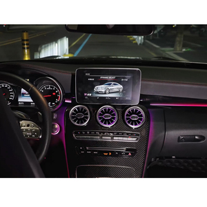W205 64 Colors Ambient <b>Lighting</b> Upgrade Kit for Mercedes-Benz C-Coupe 2015-2021 Set of 6 Interior LED Light <b>Accessories</b> Trim - Product Image 4