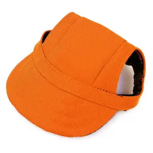 狗棒球帽定制标志可调狗户外运动防晒棒球帽帽