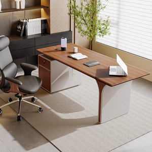 Bureaux de direction modulaires en bois de qualité supérieure, modernes et luxueux, convertibles, pour usage commercial - Product Image 2