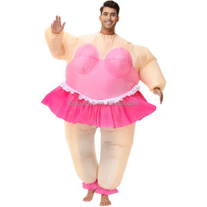 Disfraz de payaso inflable para adultos, disfraz de Halloween, traje inflable para fiesta, Día de los niños, accesorios divertidos para espectáculo de escenario - Product Image 5