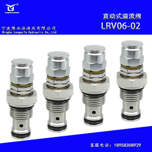 Válvula de control de flujo hidráulico LRV06-02 3/4 pulgadas de dos vías para componentes hidráulicos - Product Image 5