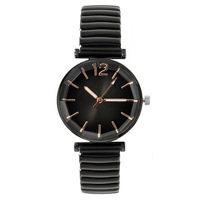 Montre à quartz pour étudiantes la plus vendue, cadran marqué et bracelet élastique