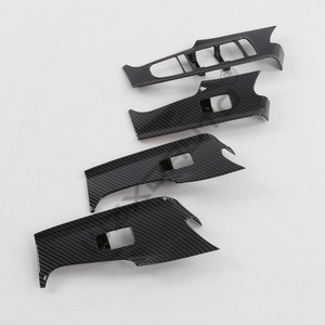 WZXD 2022 ABS Carbon Fiber Style Door <b>Window</b> Switch Overlay <b>Covers</b> for BYD SONG PLUS (Left Hand Drive) - Product Image 6
