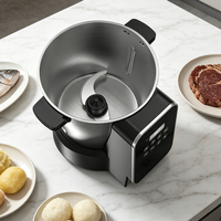 Robot culinaire multifonction pour manioc et igname, machine à FUFU, cuiseur-mélangeur électrique 6L 8L, minuterie réglable, 110V